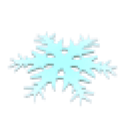 Snowflake Throwing Disc  - Uncommon from Snow Weather Update